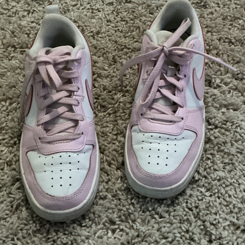 Pink and White Sneakers